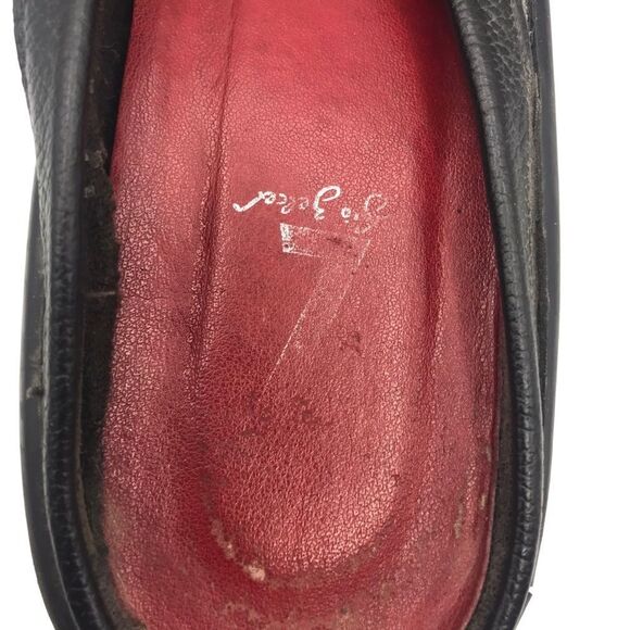 Sergio Zelcer Black Leather Slides Size 10 - Picture 7 of 8